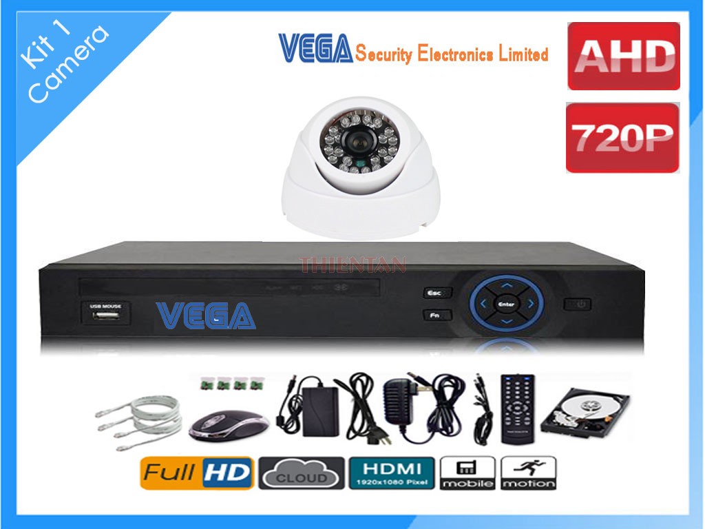 Trọn bộ Kít 01 camera chuẩn HD